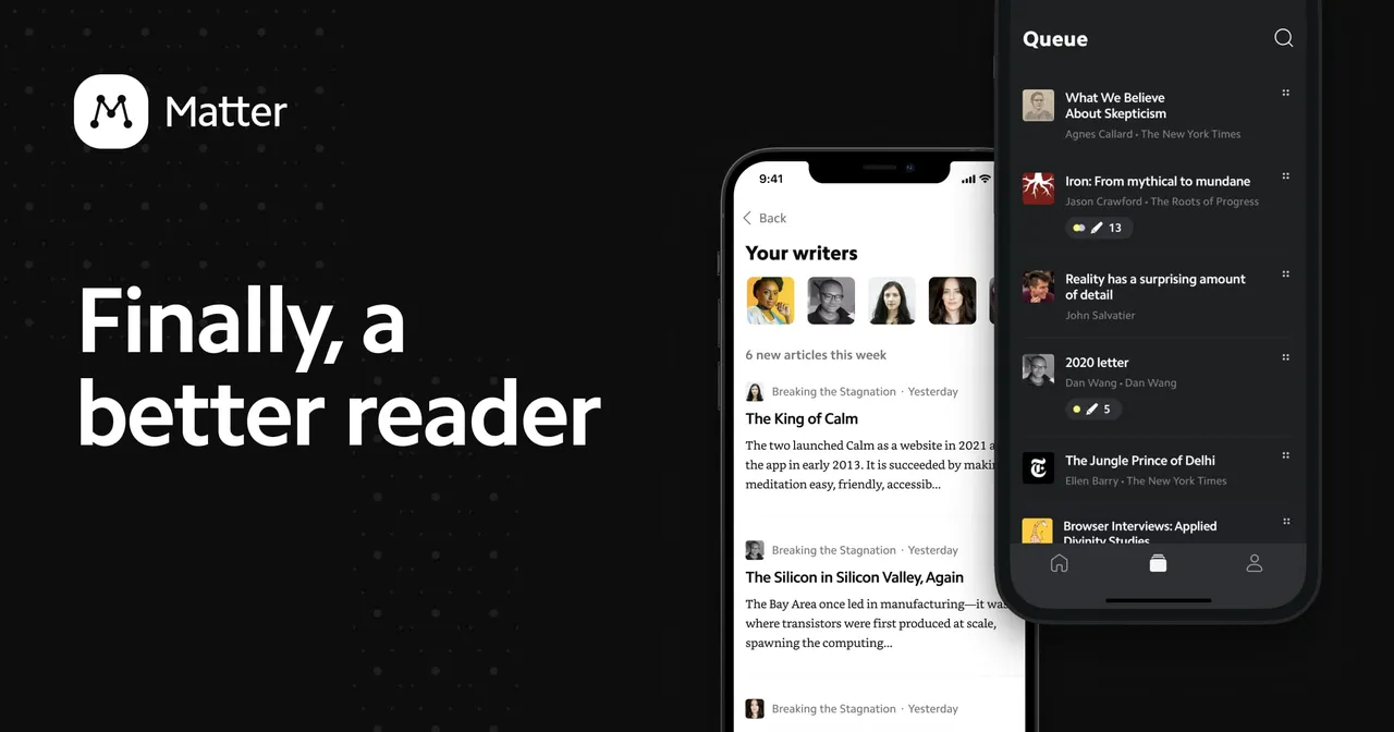 Matter brand asset featured on hq.getmatter.app
