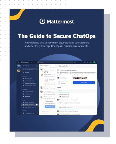 Mattermost brand asset featured on mattermost.com