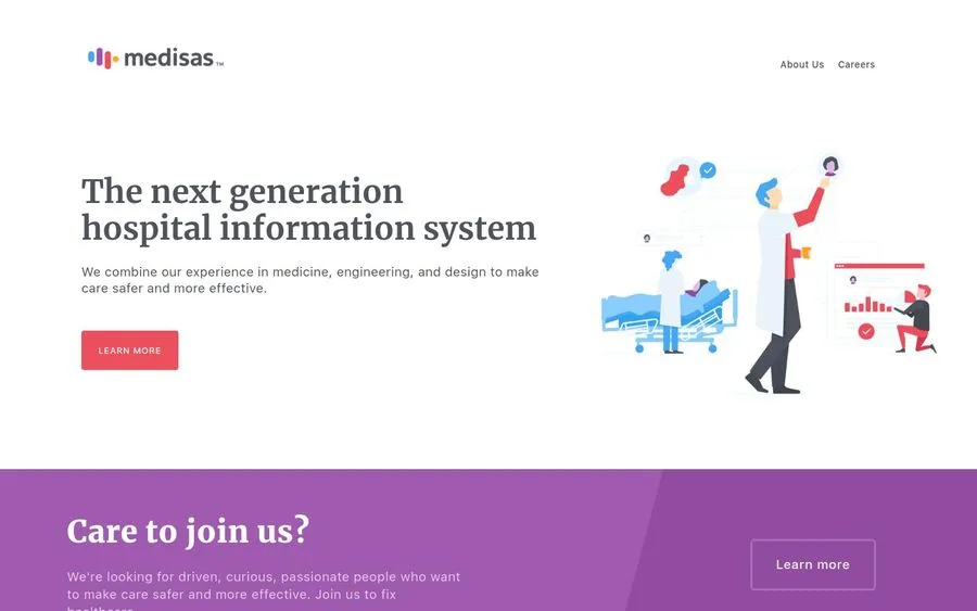 Medisas brand asset featured on ycdb.co