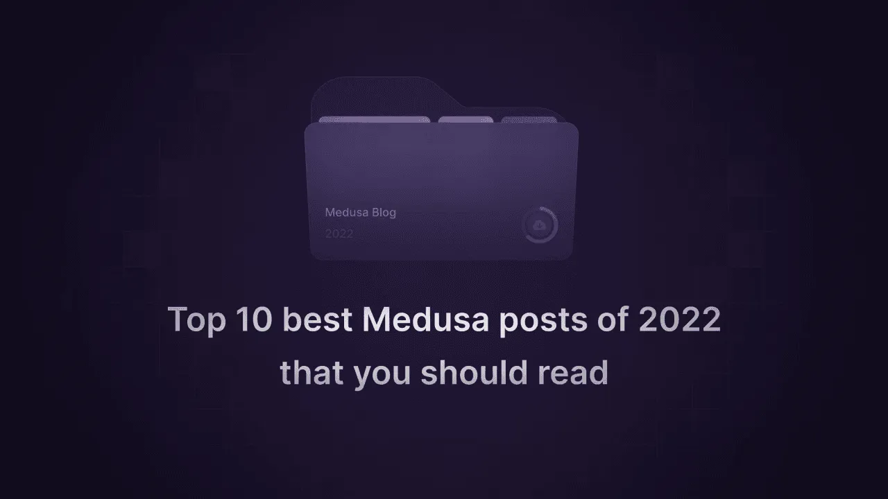Medusa brand asset featured on medusajs.com