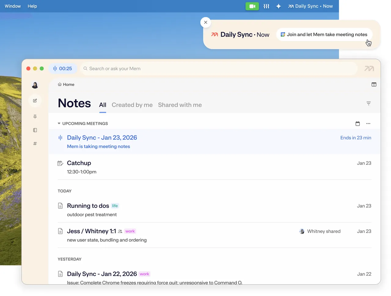 Mem brand asset featured on get.mem.ai