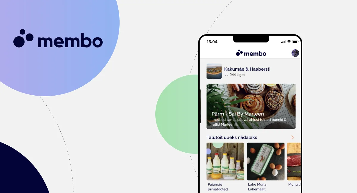 Membo brand asset featured on tootjad.membo.ee
