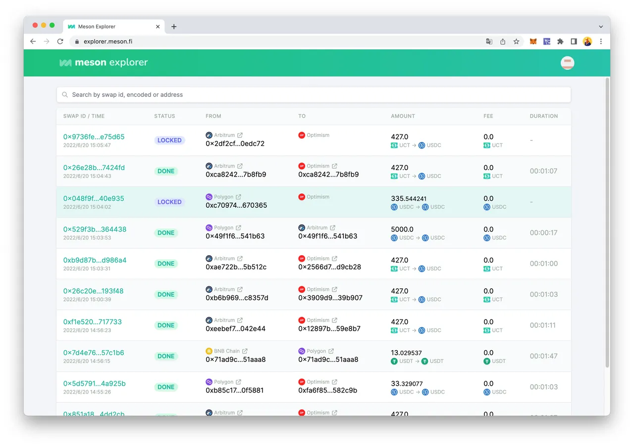 Meson brand asset featured on docs.meson.fi