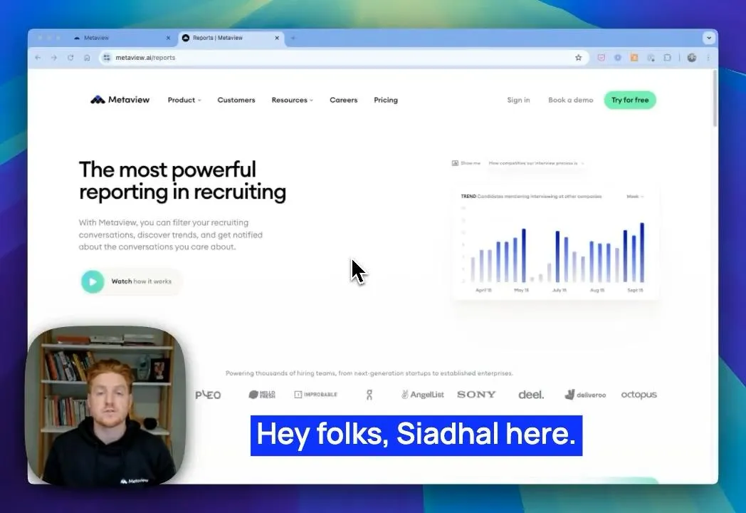 Metaview brand asset featured on metaview.ai