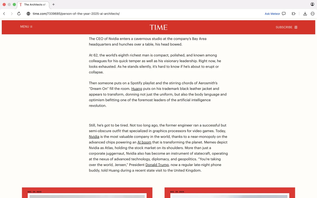 Meteor brand asset featured on browse.dev