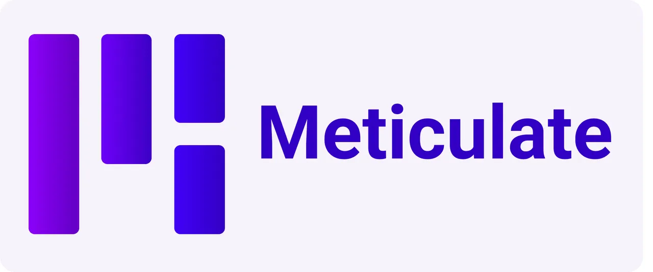 Meticulate brand asset featured on meticulate.ai