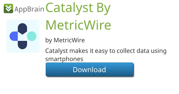 MetricWire brand asset featured on appbrain.com