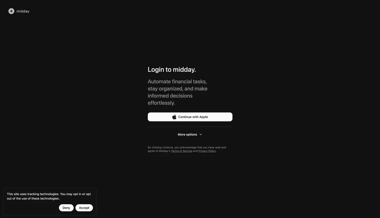 Midday brand asset featured on midday.ai