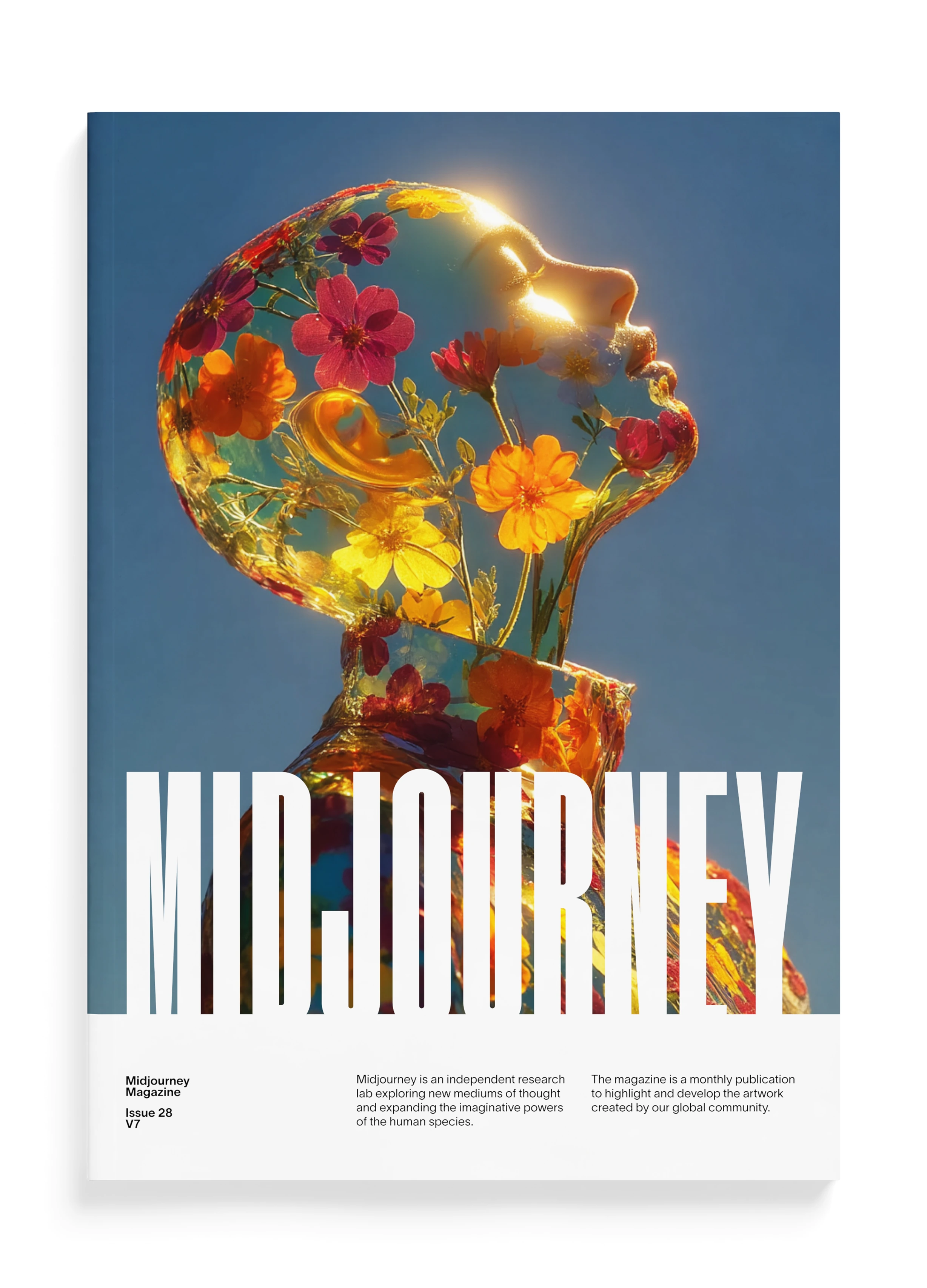 Midjourney brand asset featured on mag.midjourney.com