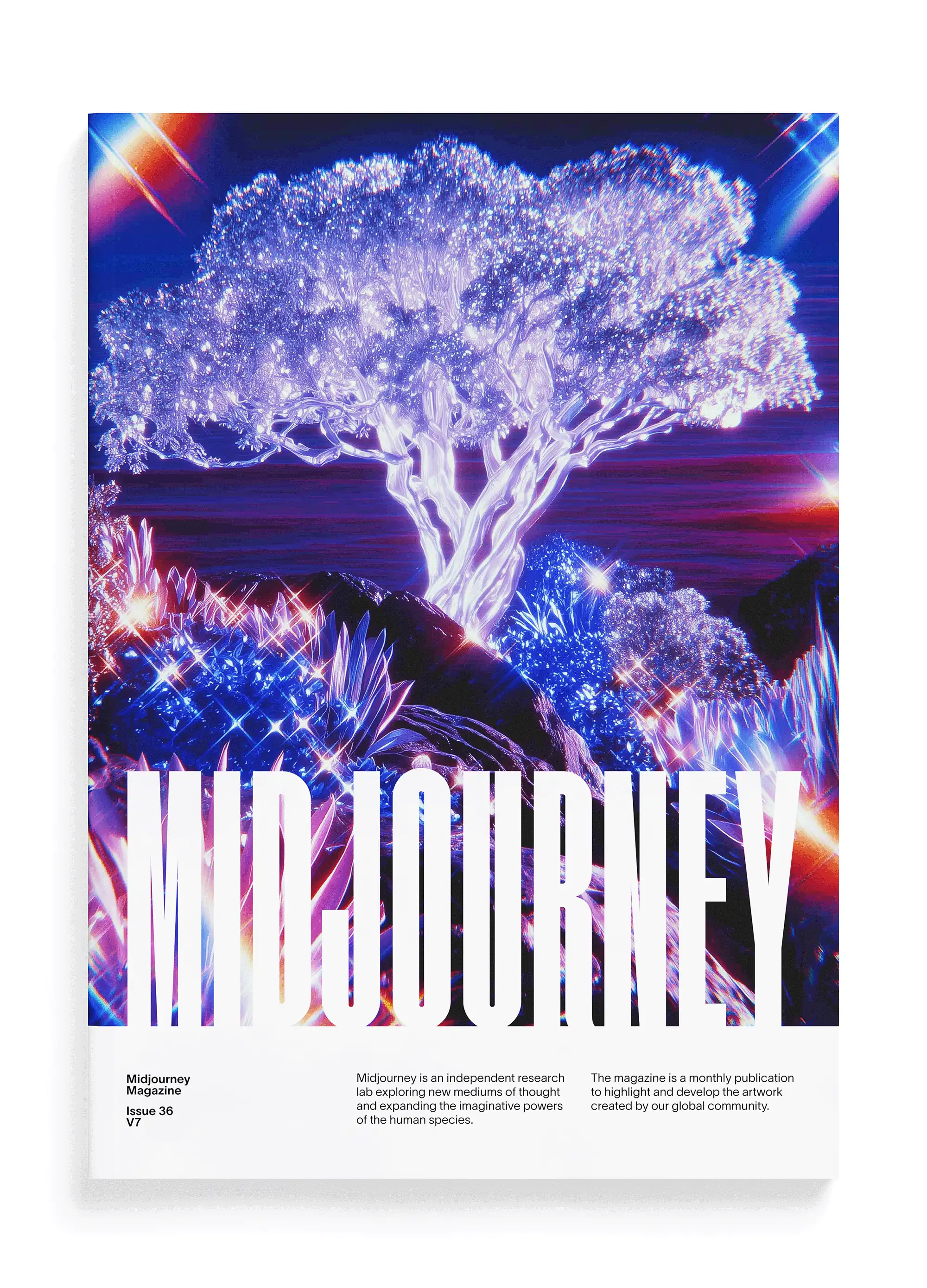 Midjourney brand asset featured on mag.midjourney.com