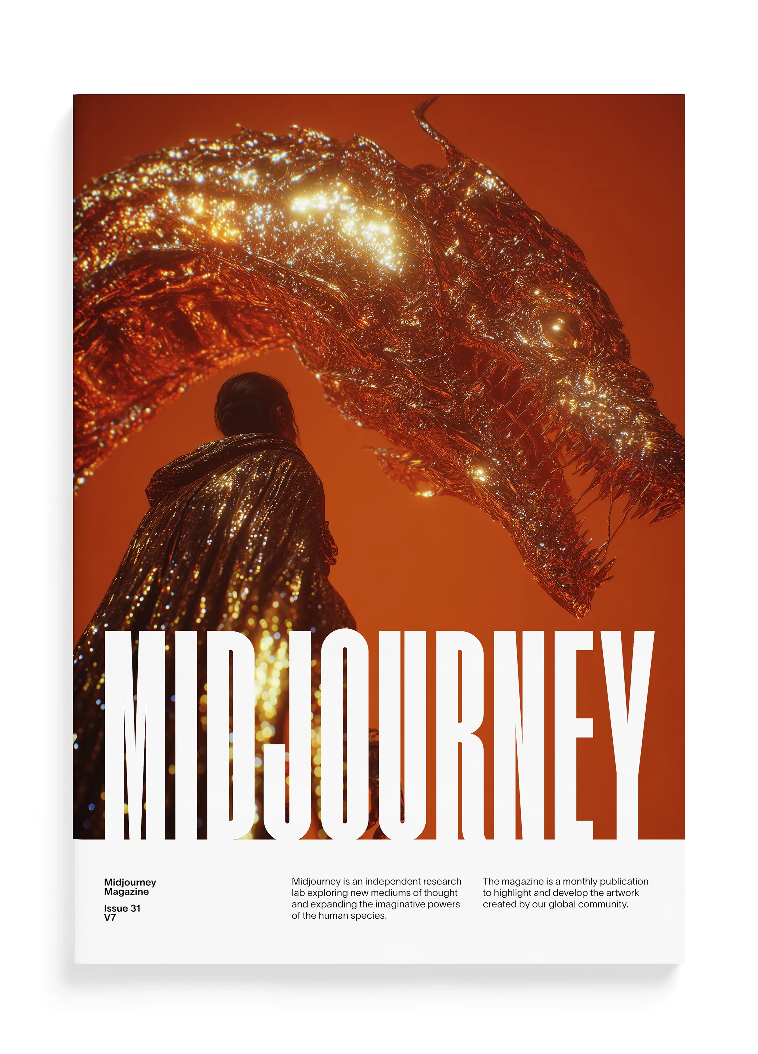 Midjourney brand asset featured on mag.midjourney.com
