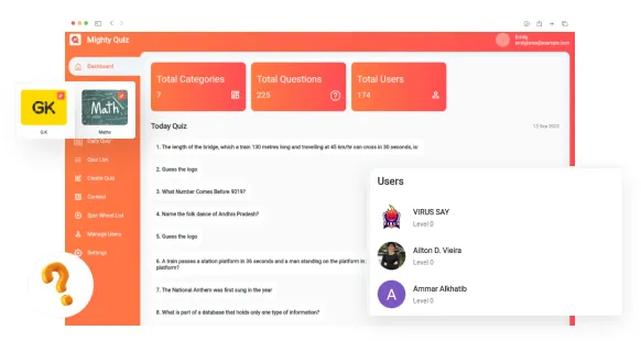 MightyQuiz brand asset featured on mightyquiz.meetmighty.com
