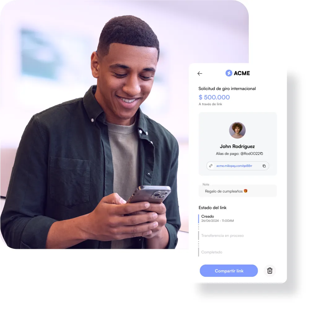 Milio brand asset featured on miliopay.com