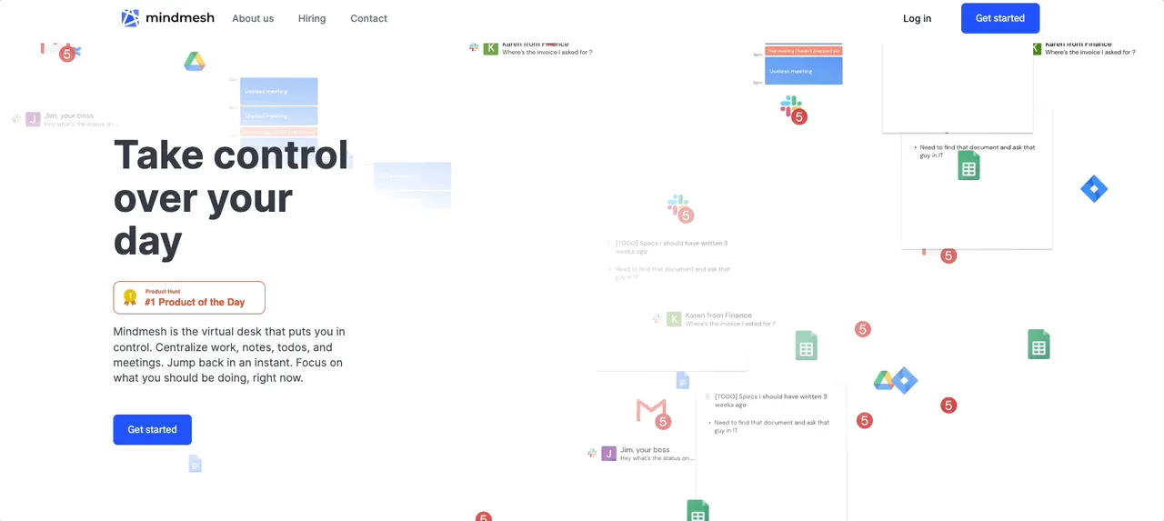 Mindmesh brand asset featured on woorise.com