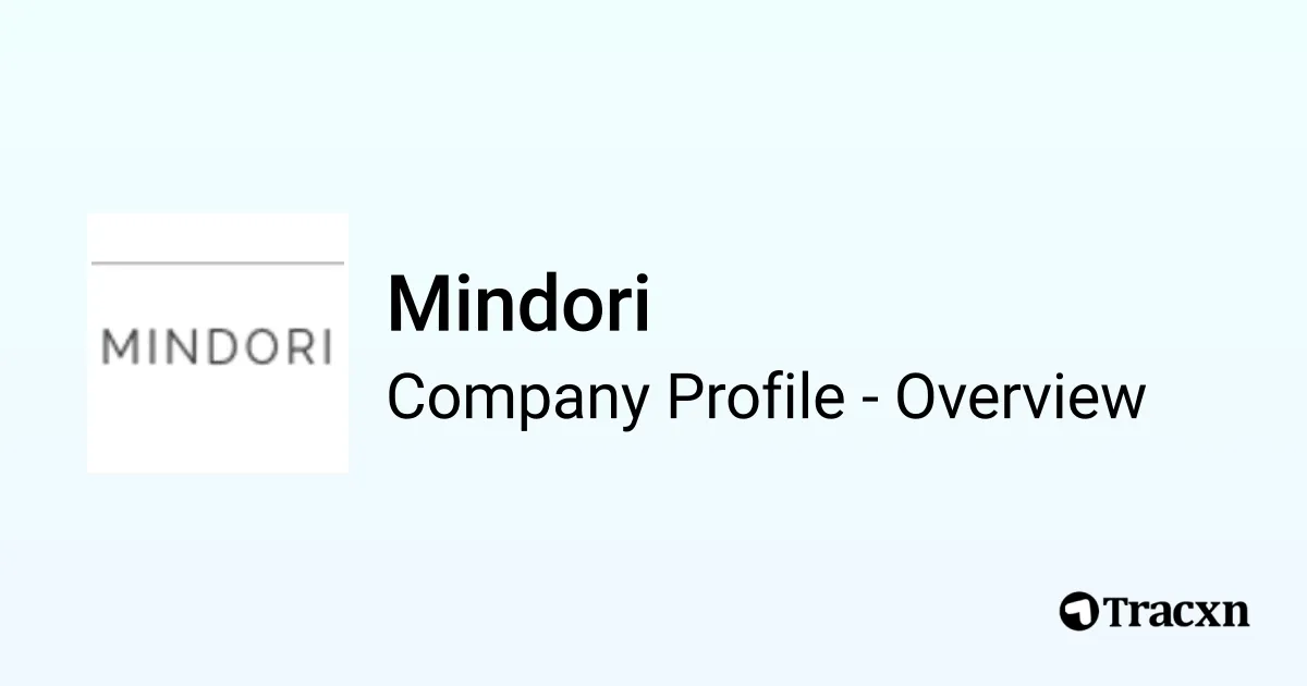 Mindori brand asset featured on tracxn.com