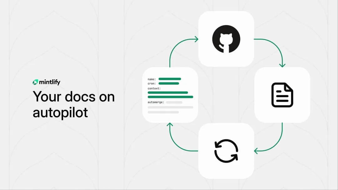 Mintlify brand asset featured on mintlify.com