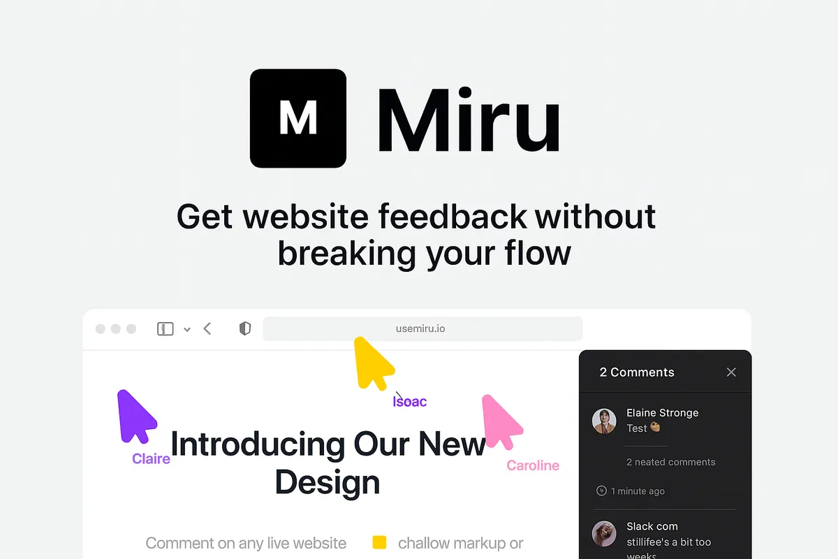 miru brand asset featured on usemiru.io