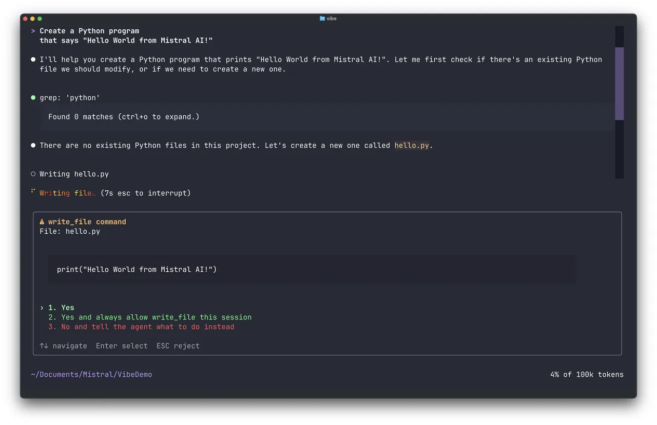 Mistral AI brand asset featured on docs.mistral.ai