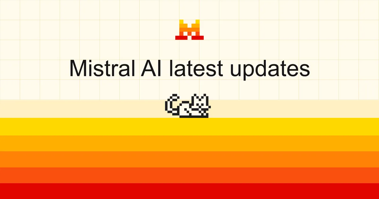 Mistral brand asset featured on mistral.ai