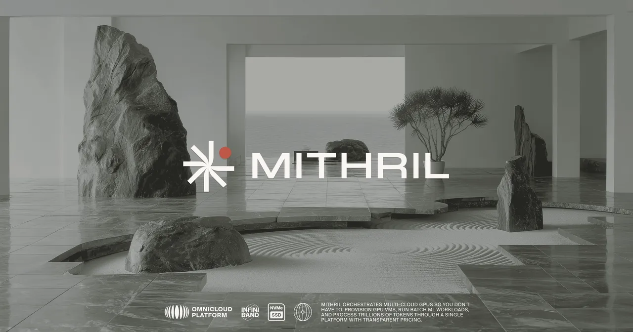 Mithril brand asset featured on mithril.ai