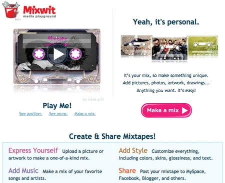 Mixwit brand asset featured on diagonalthoughts.com