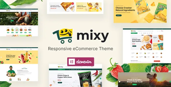 Mixy brand asset featured on themeforest.net