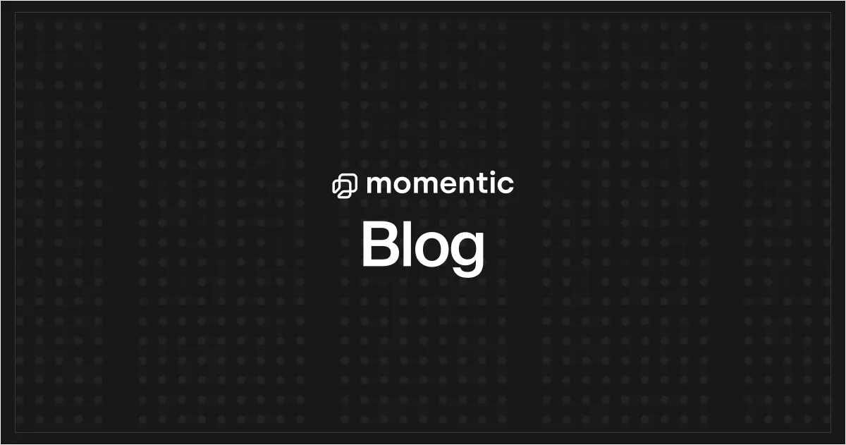 Momentic brand asset featured on momentic.ai
