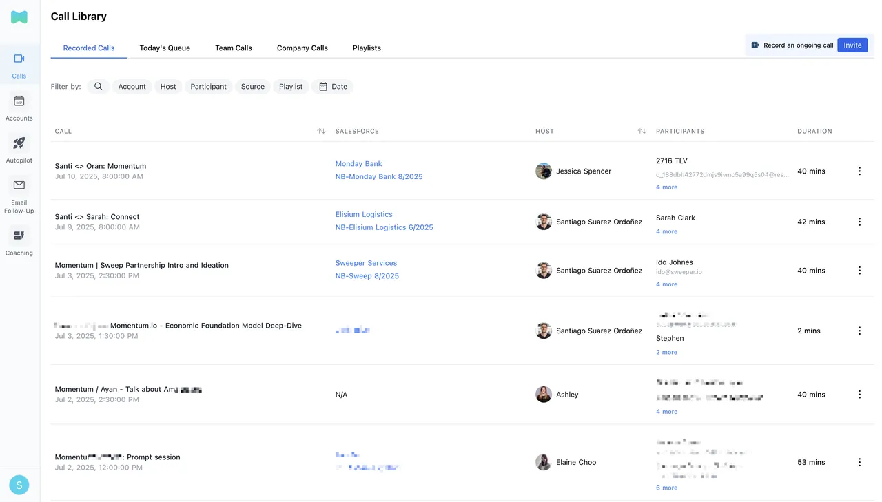 Momentum (Acquired by Salesforce) brand asset featured on docs.momentum.io