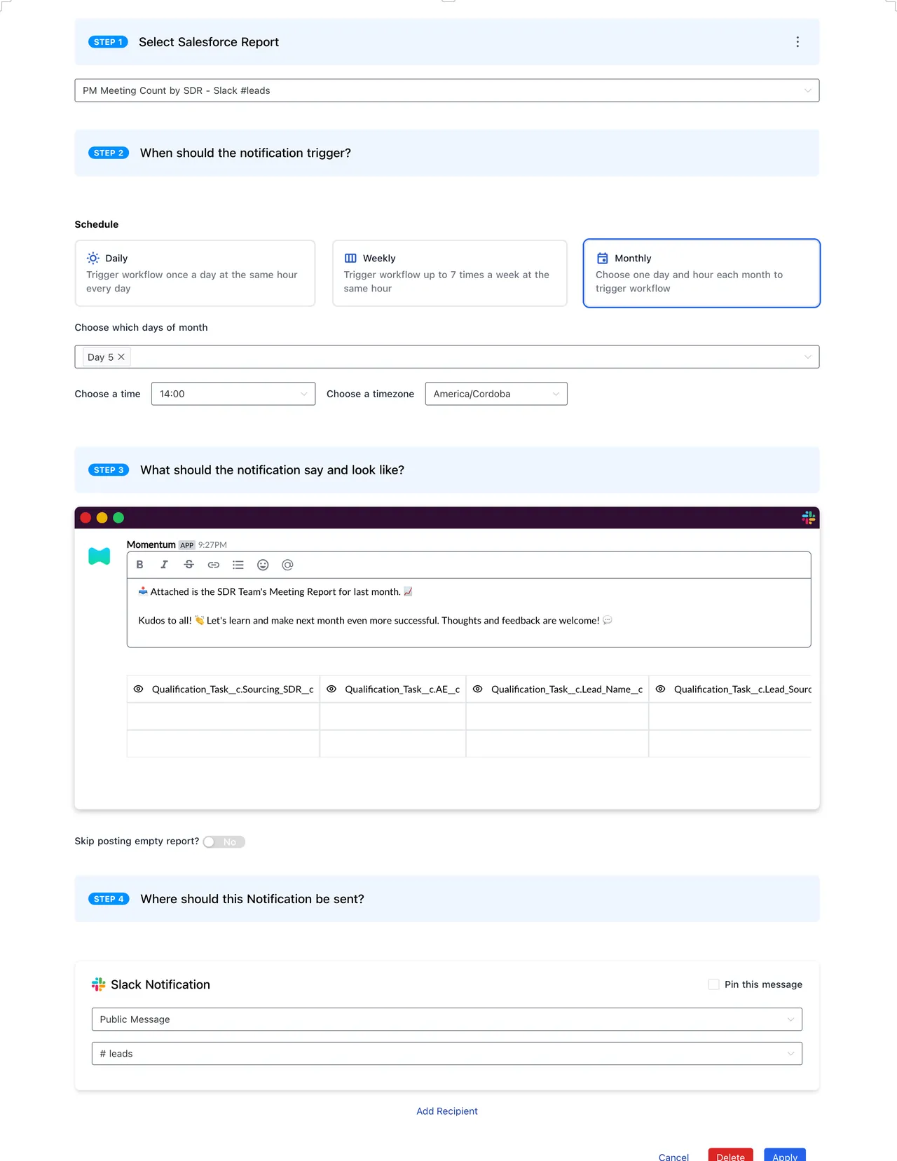 Momentum (Acquired by Salesforce) brand asset featured on docs.momentum.io