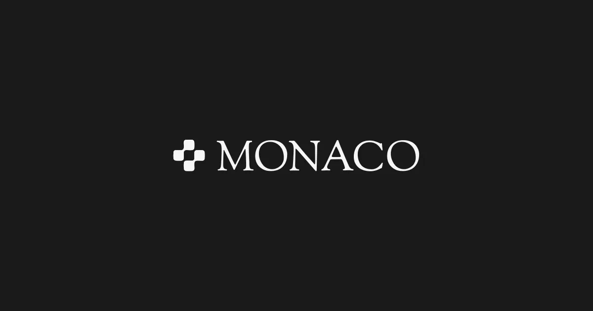 Monaco brand asset featured on monaco.com