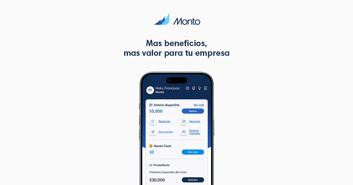 Monto brand asset featured on monto.mx