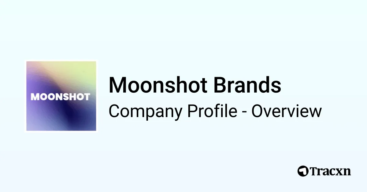 Moonshot Brands brand asset featured on tracxn.com