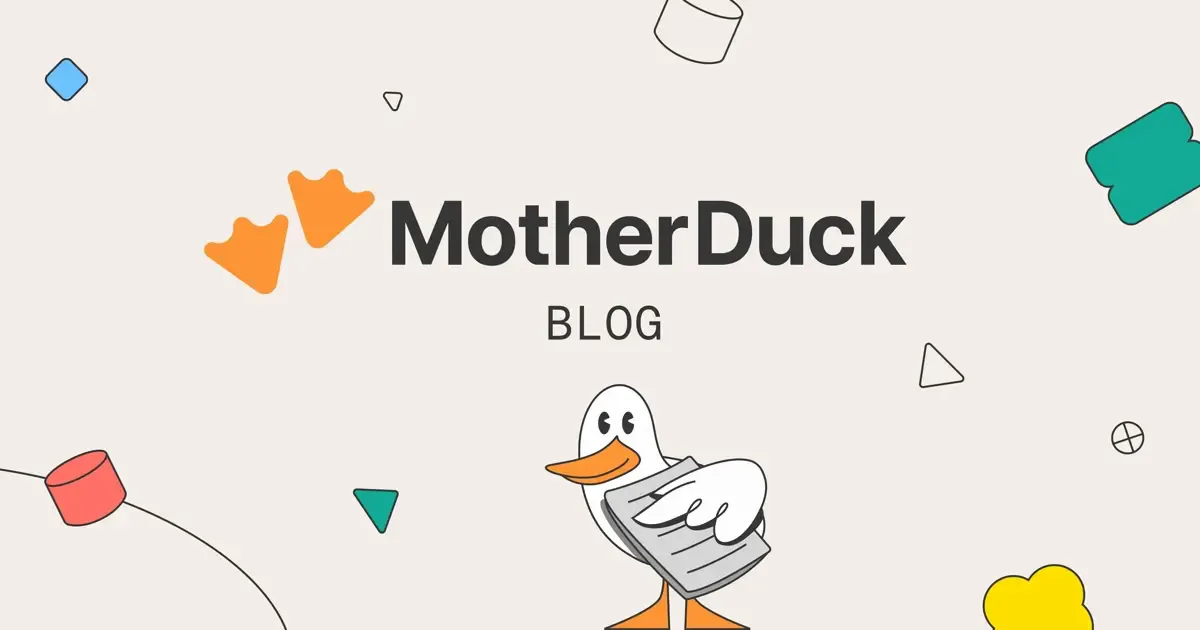 MotherDuck brand asset featured on motherduck.com