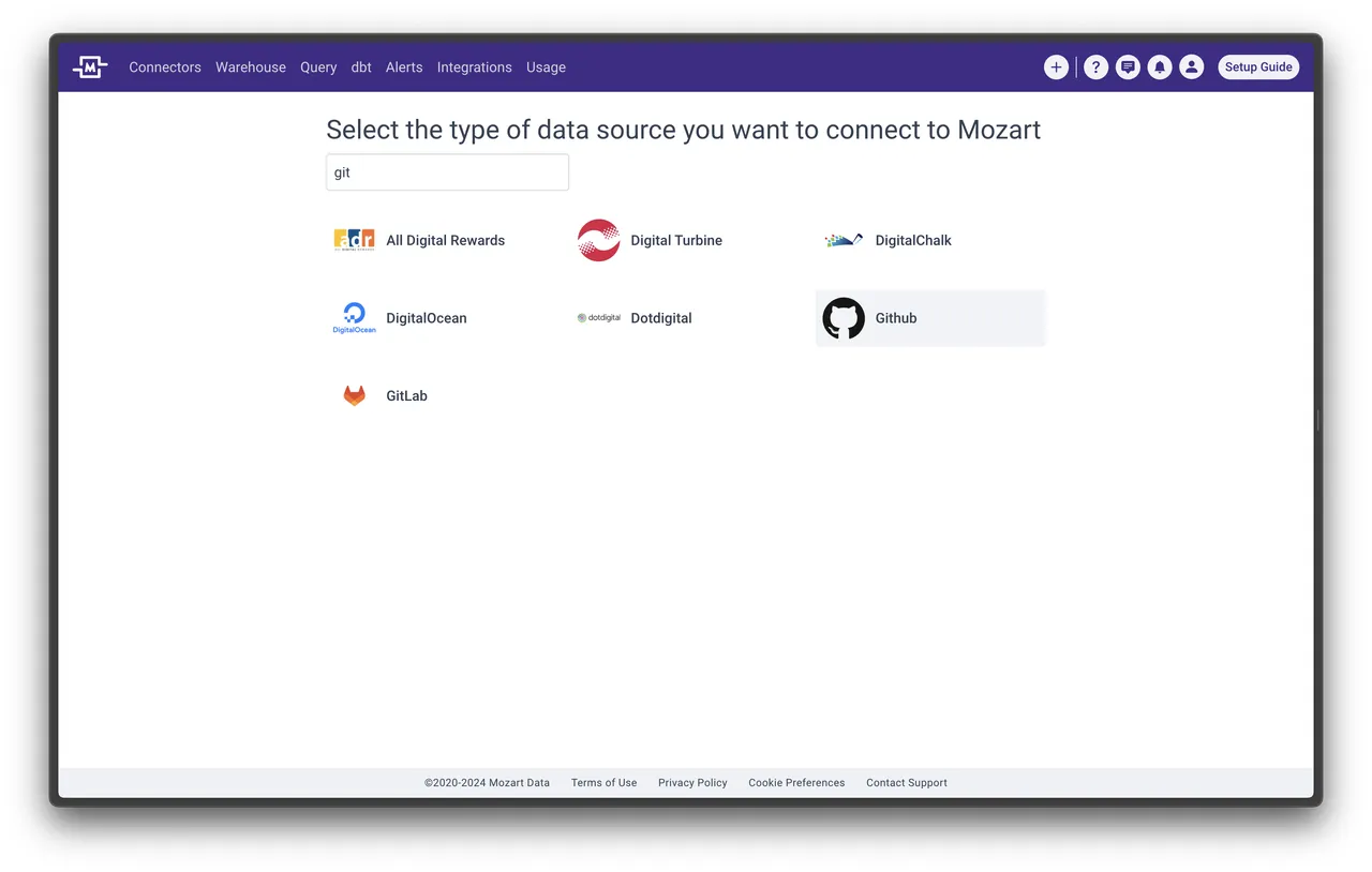 Mozart Data brand asset featured on help.mozartdata.com