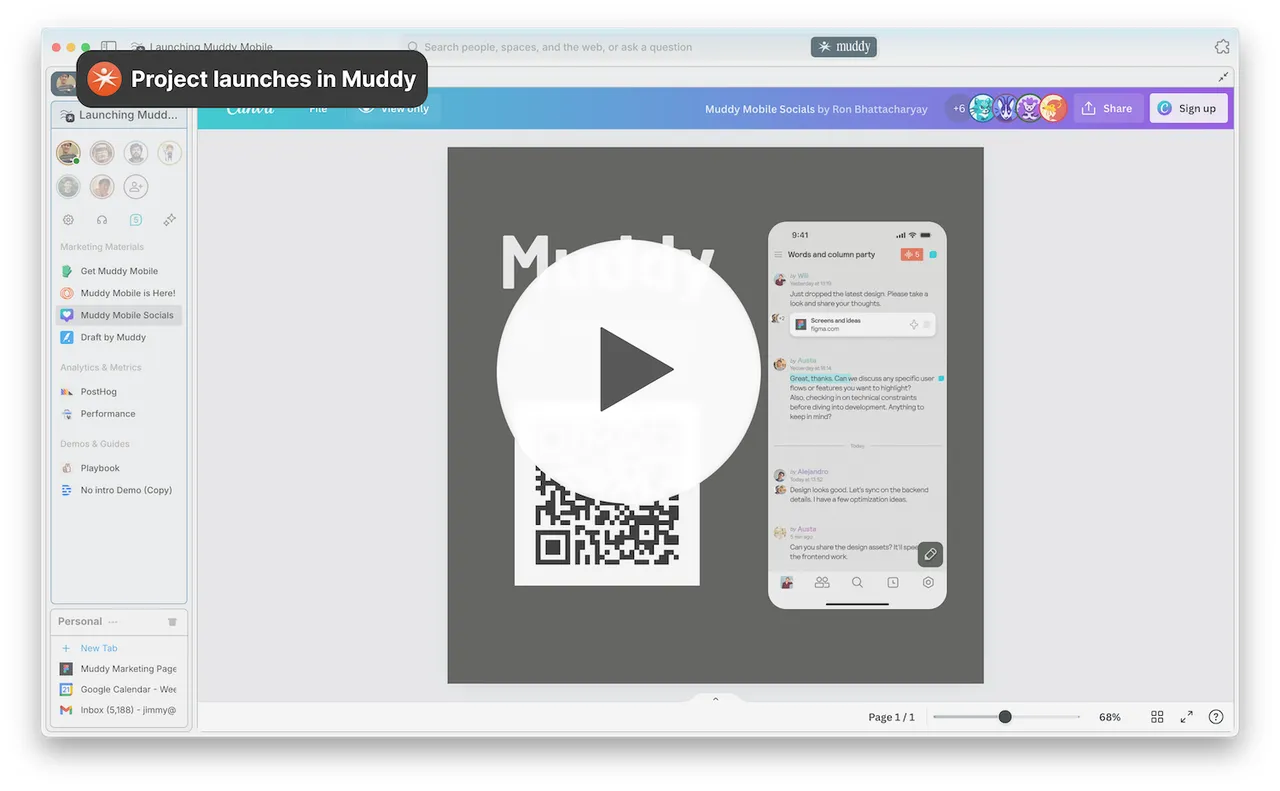 Muddy brand asset featured on feelmuddy.com