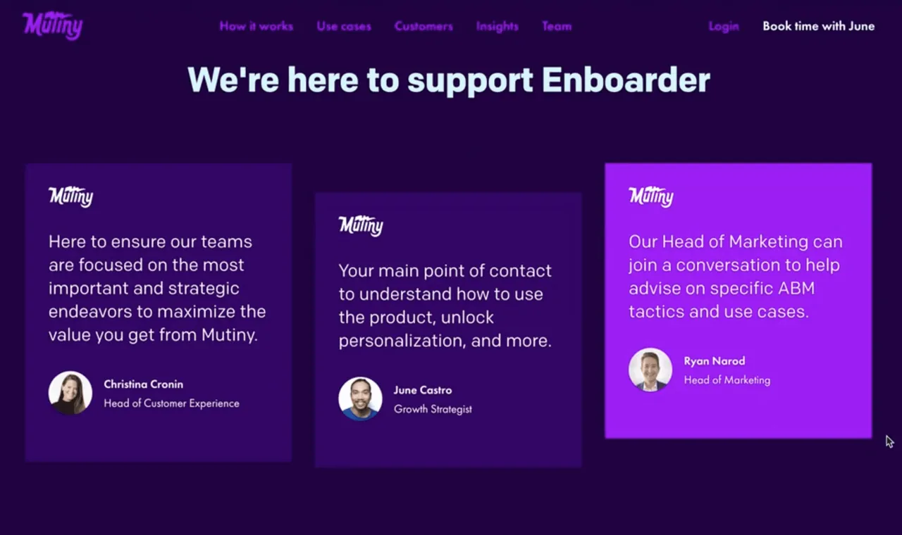 Mutiny brand asset featured on mutinyhq.com