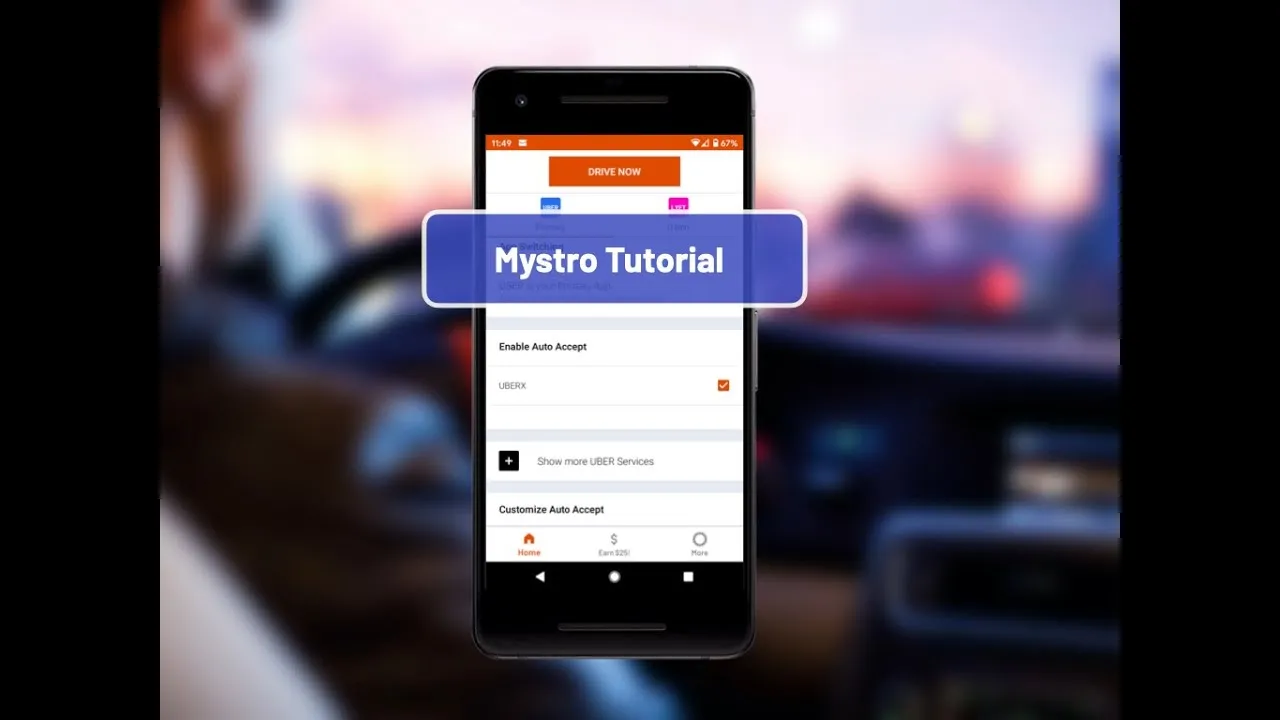 Mystro brand asset featured on mystrodriver.com