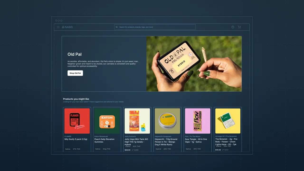 Nabis brand asset featured on nabis.com