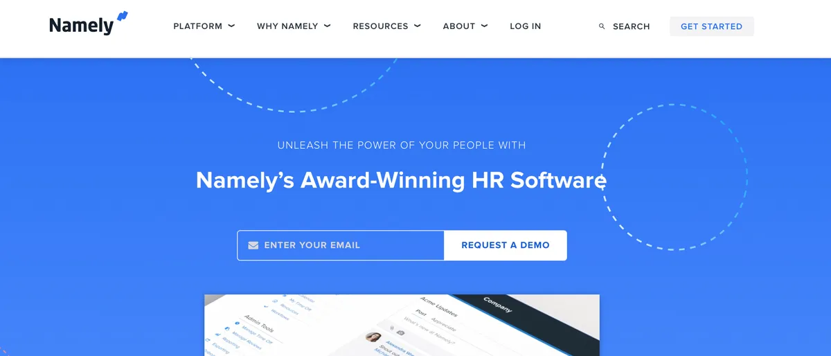 Namely brand asset featured on techradar.com