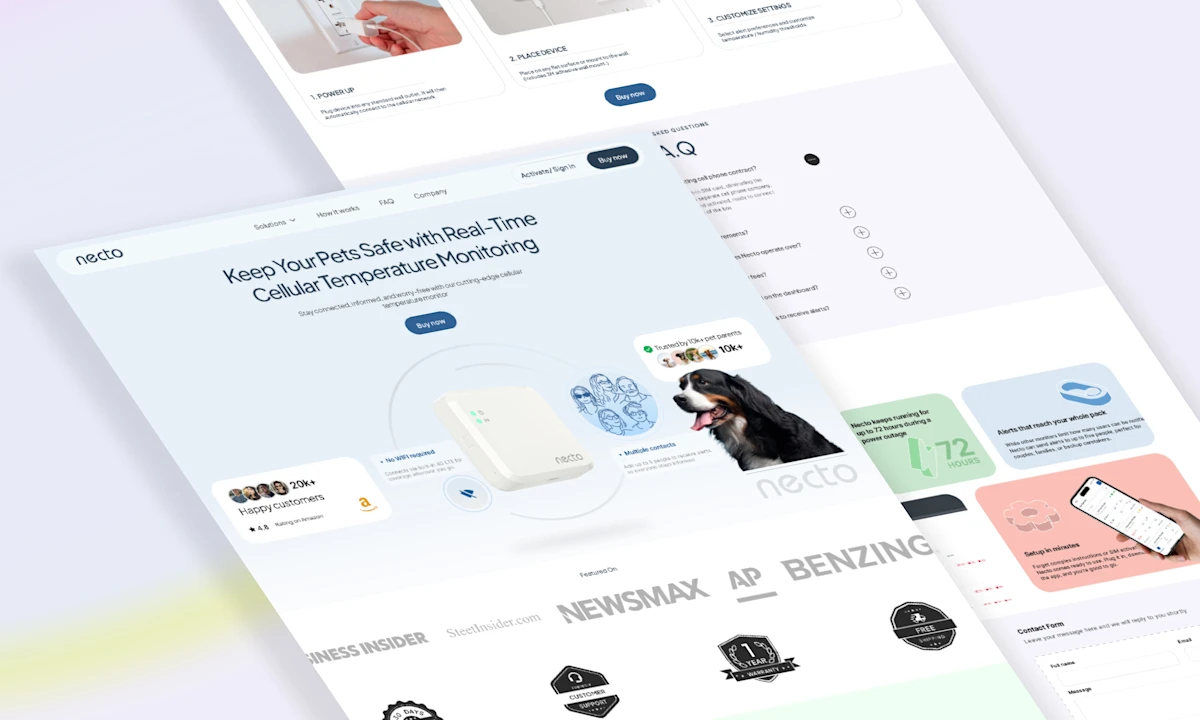 Necto brand asset featured on contra.com