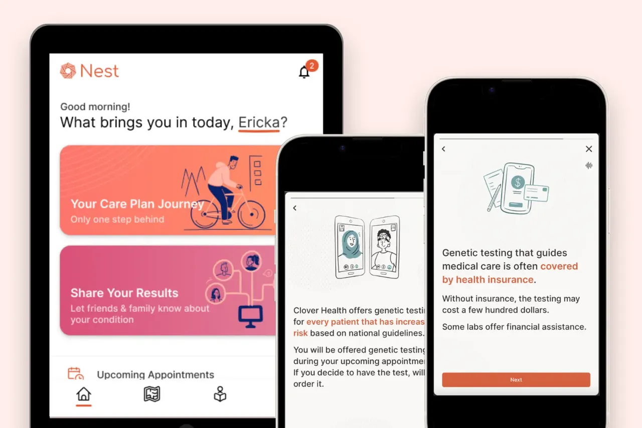 Nest Genomics brand asset featured on nestgenomics.com