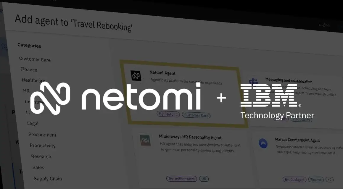 Netomi brand asset featured on netomi.com