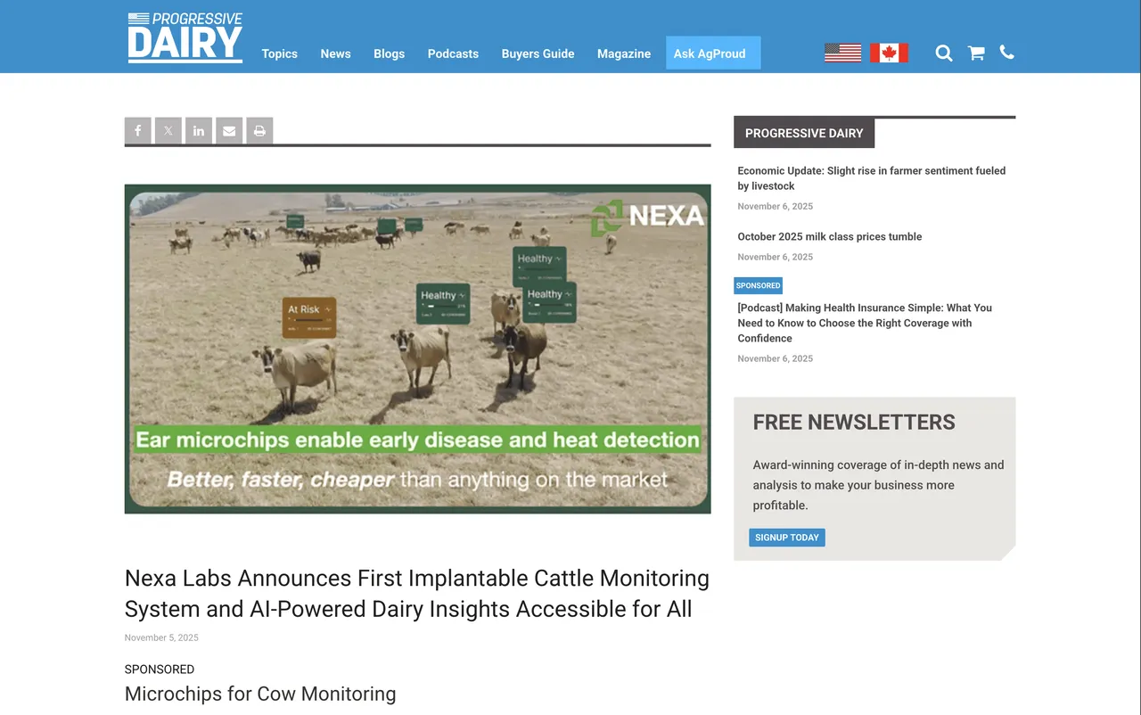 Nexa Labs brand asset featured on nexa.farm