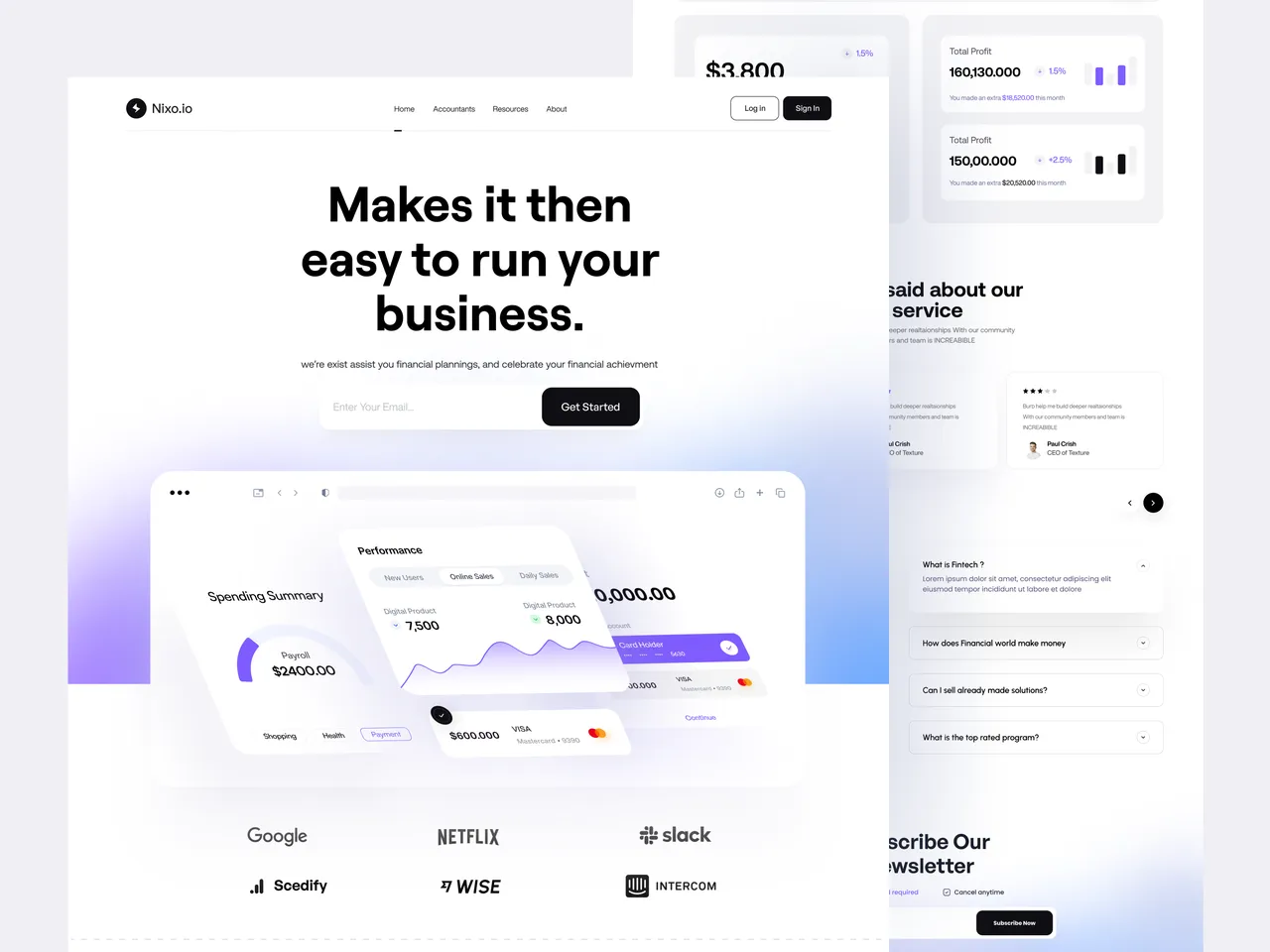 Nixo brand asset featured on dribbble.com