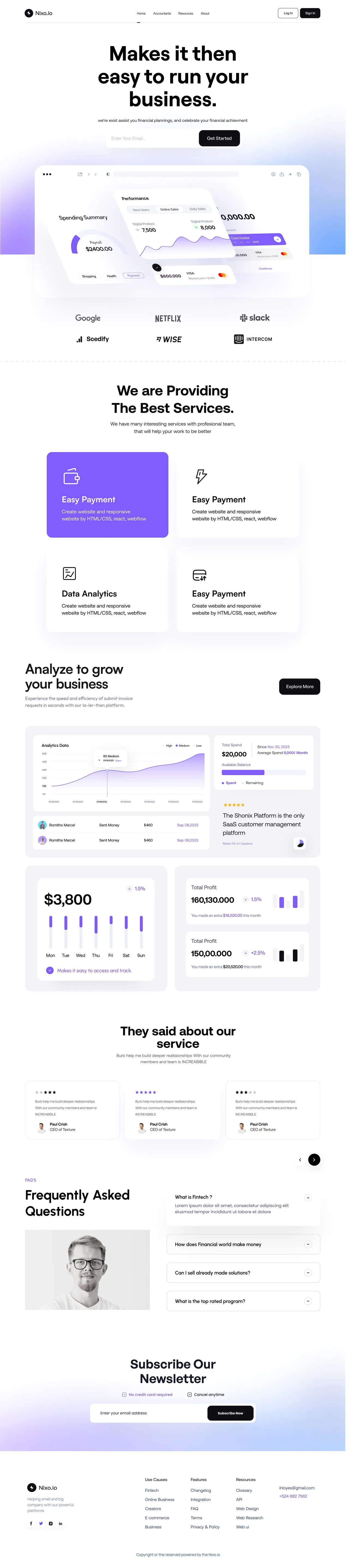 Nixo brand asset featured on dribbble.com