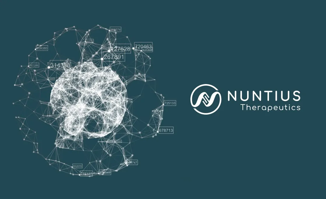 Nuntius Therapeutics brand asset featured on nuntiustx.com
