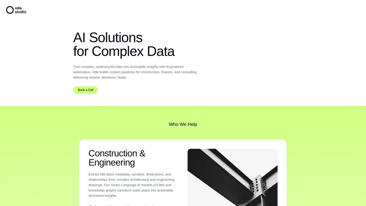 Oda brand asset featured on odastudio.ai