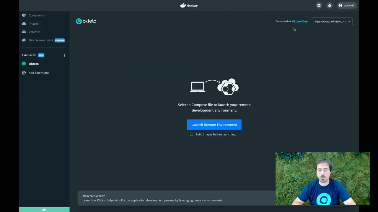 Okteto brand asset featured on okteto.com