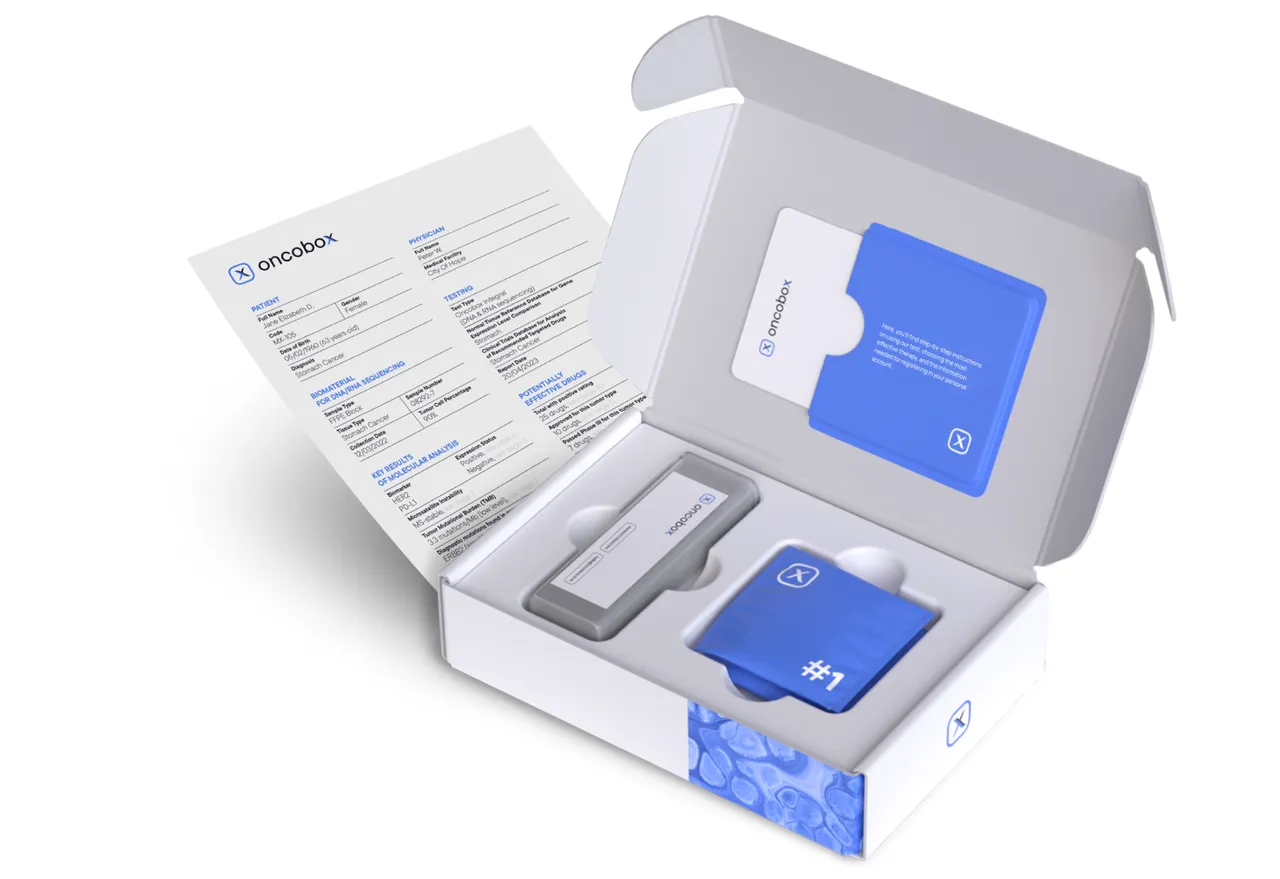Oncobox brand asset featured on oncobox.com