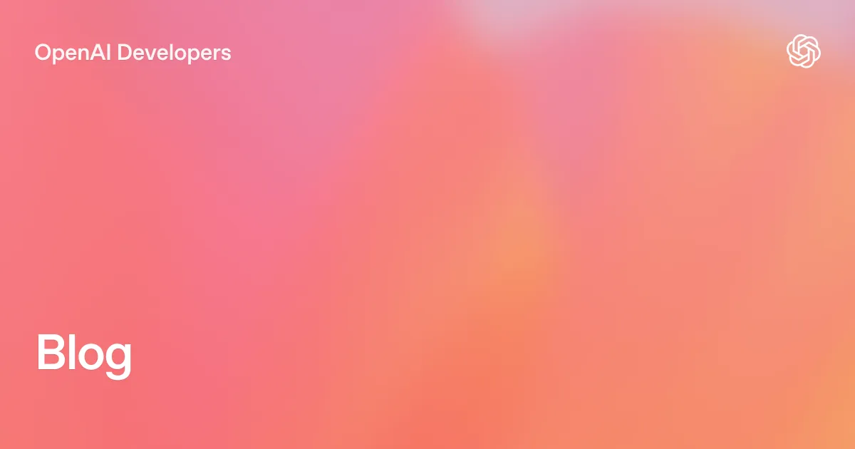 OpenAI brand asset featured on developers.openai.com